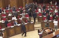 Armenia Parliament Witnesses Physical Altercation Among MPs
