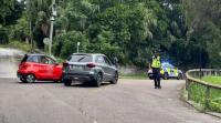 Man injured in collision discharged from hospital