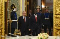 African leaders make weapons and trade deals in Moscow, but little progress on army conscripts