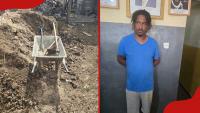 Kajiado man arrested after missing wife is found buried in shallow grave on farm