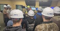 technology students hear from local business professionals during field trip