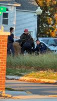 Suspected fugitive suffers apparent self-inflicted gunshot wound in Frankfort