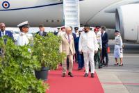 His Majesty King Charles III arrives in Guyana