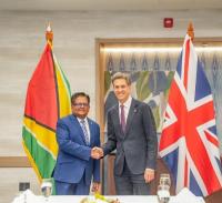 Press Release: Finance Minister welcomes and engages in bilateral talks with visiting UK Foreign Secretary
