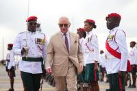Britain's King Charles lands in ex-colony Guyana