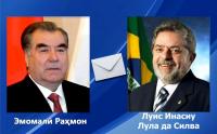 President Emomali Rahmon Congratulates Brazil’s President Lula da Silva on Re-election, Pledges to Strengthen Bilateral Ties