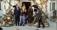 President Trump and First Lady Melania Welcome Trick-Or-Treaters at White House Halloween Event (VIDEO)