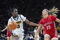 Iowa women’s basketball blows by Maryville in exhibition game