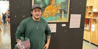 Zapata paints memories that carry two cultures