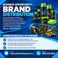 Business Opportunity – Brand Distribution