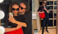 Brooklyn Beckham and Nicola Peltz twin in matching outfits and shades as they pucker up for a pouty selfie session
