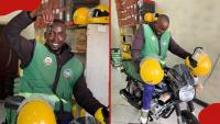 Kenyans raise KSh 169k for boda rider who clothed KU student, buy him new motorbike