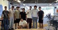 Engineering students enter their flying machine in Red Bull Flugtag