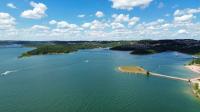 Missouri's Deepest Lake Has A Golden, Sandy Beach And Pristine Blue-Green Water For Swimming