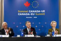 Canada-European Union summit in Montreal concludes today with digital trade on agenda
