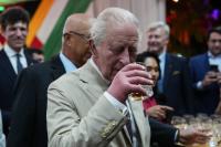King Charles enjoys specially distilled rum 'Royal Welcome' during Guyana state visit