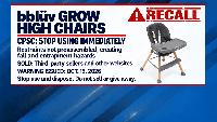 New safety warnings issued involving high chairs and pressure washers