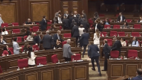 Armenian Parliament Erupts Into Massive Brawl After MP Mocks Opponent With 'Ministry to Satisfy Women' Remark