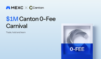 MEXC Launches Canton 0-Fee Carnival with $1M Prize Pool