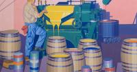Painting behind Cincinnati Union Terminal’s iconic murals heads to the New York art market
