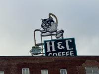 Help is on the way to relight Roanoke’s H&C Coffee sign. Over $100,000 is raised toward $430,000 goal.