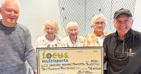 Focus Multisports donates $10K to Delaware Seashore Preservation Foundation