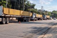 AGL Moves 42.5 Tonnes of Crane Parts to Gabon by Road