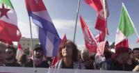 Thousands protest high cost of living in Italy