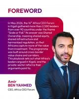 Africa CEO Playbook 2026: From Kigali’s Big Debates to Africa’s Economic Future