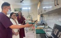Health Kalon Pema Tso Visits Health Clinics and Men-Tsee-Khang Branches in Mundgod, Meets with Medical Staff