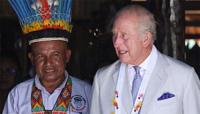 King Charles finds shady spot before hearing First Lady's plans at Seawall