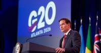 Rubio urges G-20 cooperation amid rifts over wars in Ukraine, Middle East