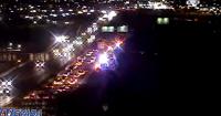 Injury crash blocking lanes in area of U.S. 395 south and Oddie Boulevard