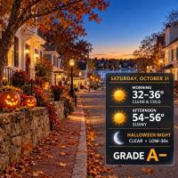 Rhode Island Weather for October 31, 2026