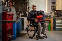 This new Canadian-made wheelchair is small enough to fit in a backpack
