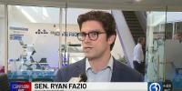 Ned Lamont and Ryan Fazio trying to get last minute support before election