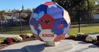 West Orange Celebrates World Cup Legacy With Permanent Soccer Ball Sculpture