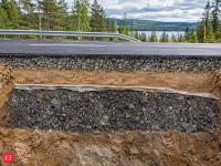 In 1997, Sweden used copper-smelting slag beneath a road near Luleå; after 10 years, copper, nickel and zinc leaching had declined below recommended thresholds